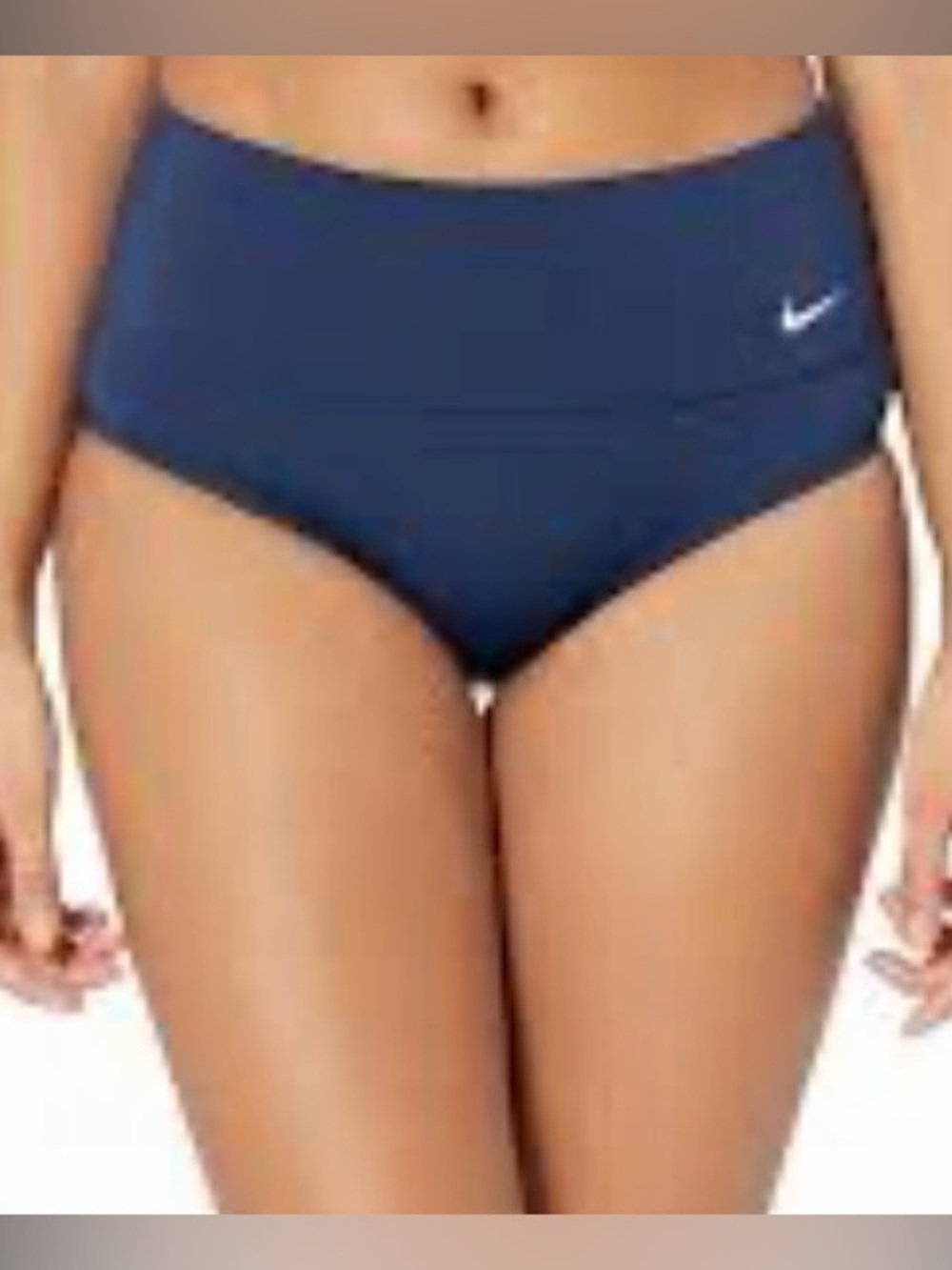 NWT Nike Plus High-Waist Banded Swim Bottoms Swimsuit